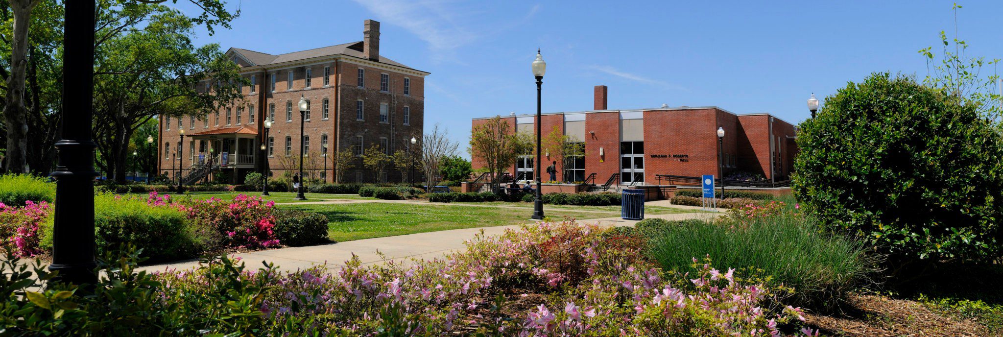 Jackson State University campus panoramic view